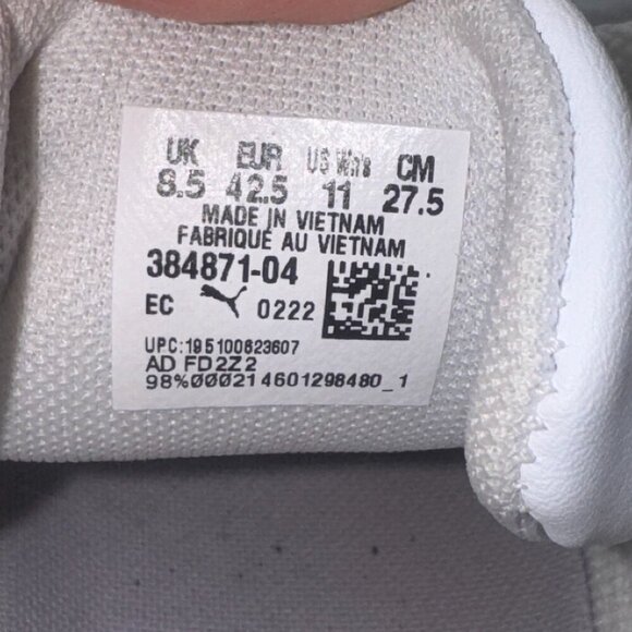 Puma Women's Size 11 Mayze Platform White Yellow Pink Sneakers Casual Shoes - Picture 12 of 12